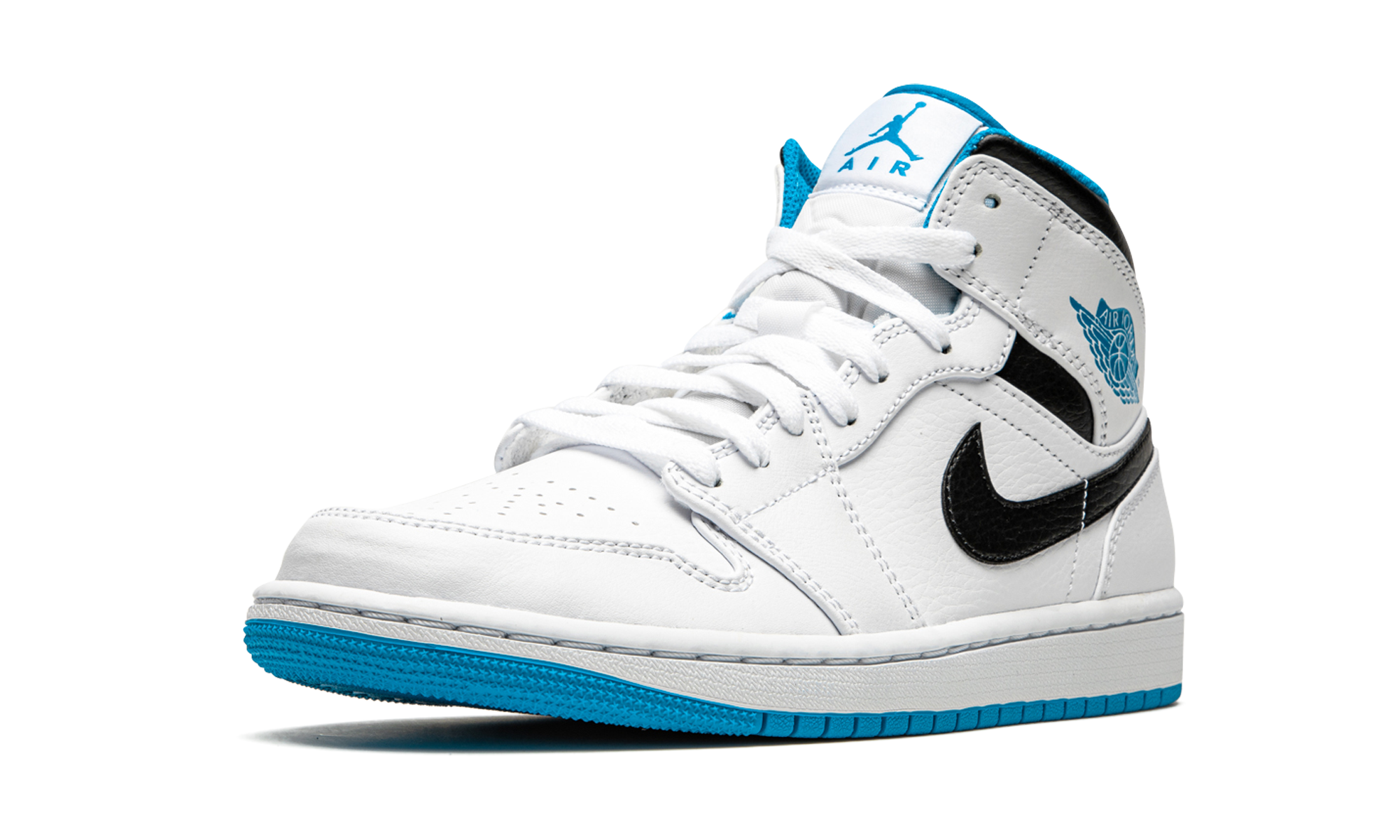 1 Mid "White / Laser Blue" 554724 141