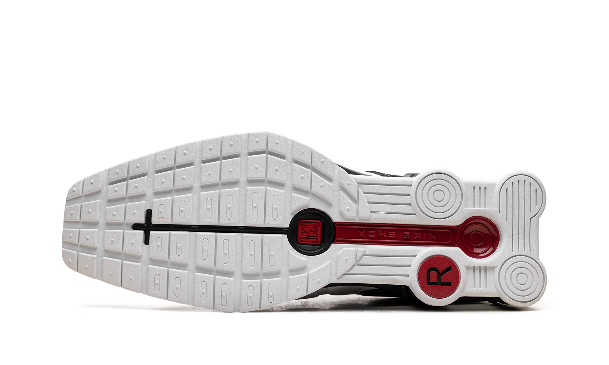 Shox MR4 Mule"Martine Rose Metallic Platinum Varsity Red" IM5420 100