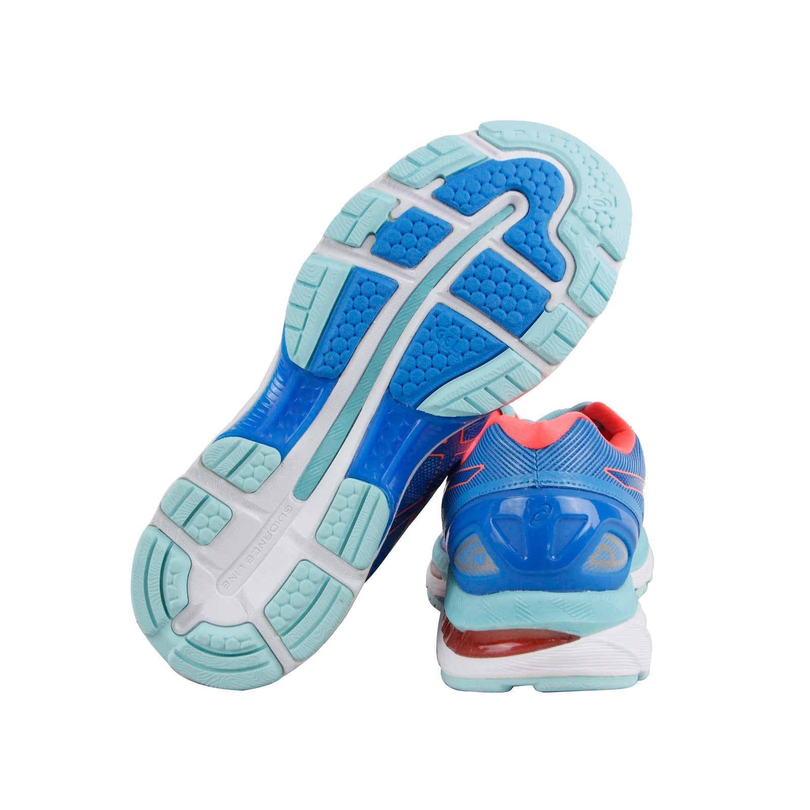 Asics Gel Nimbus 19 T751N-4306 Womens Blue Mesh Low Top Athletic Running Shoes