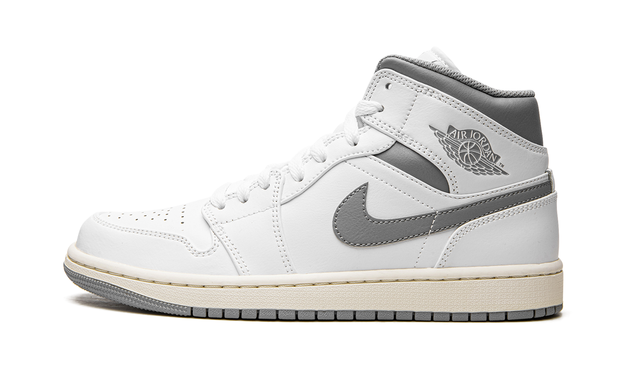 1 Mid "White / Stealth Grey" 554724 135