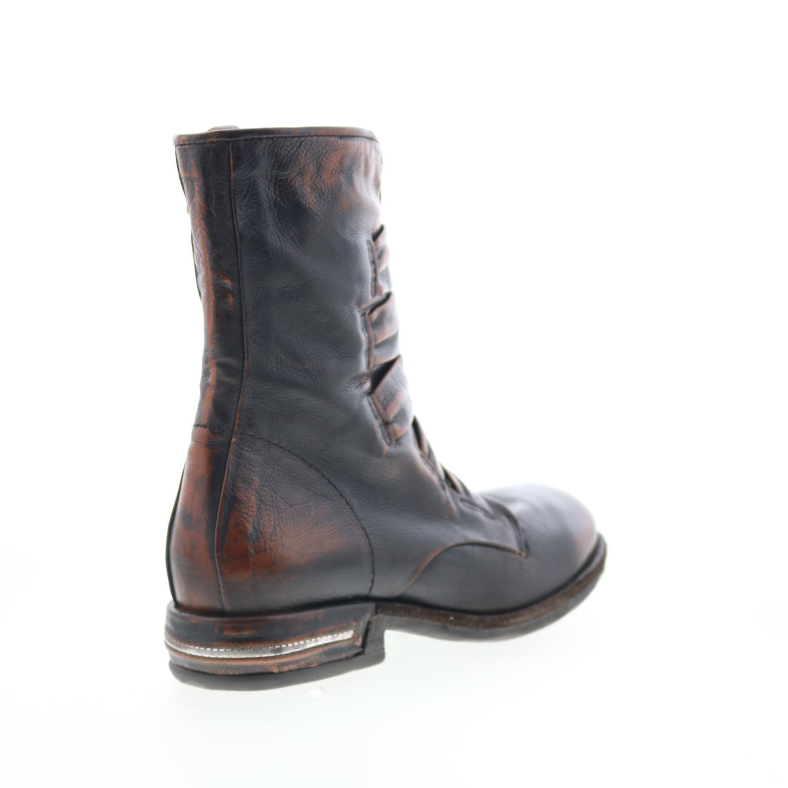 Traver Womens Brown Leather Zipper Casual Dress Boots