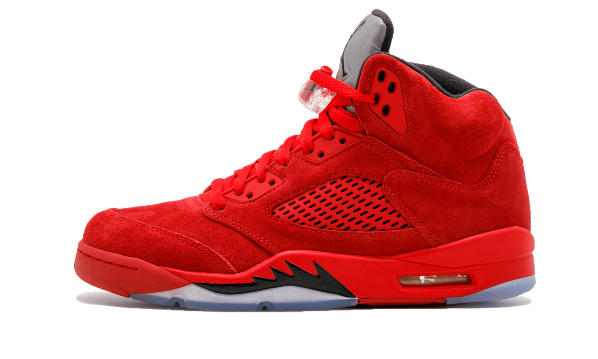 5 Retro "Red Suede" 136027 602