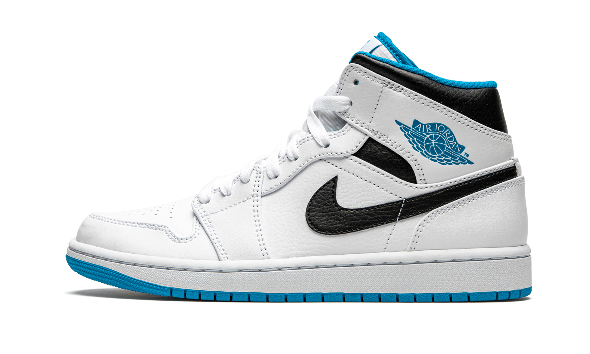 1 Mid "White / Laser Blue" 554724 141