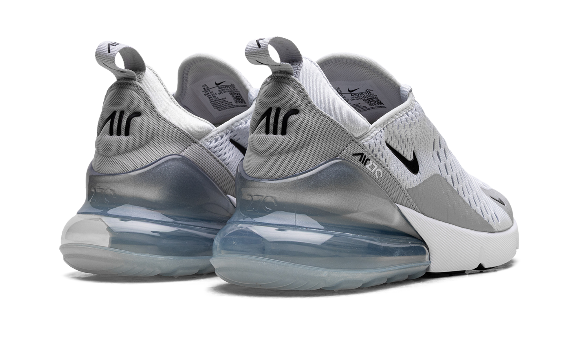 Air Max 270 WMNS"Pure Platinum Light Smoke Grey Metallic Silver Black" AH6789 018