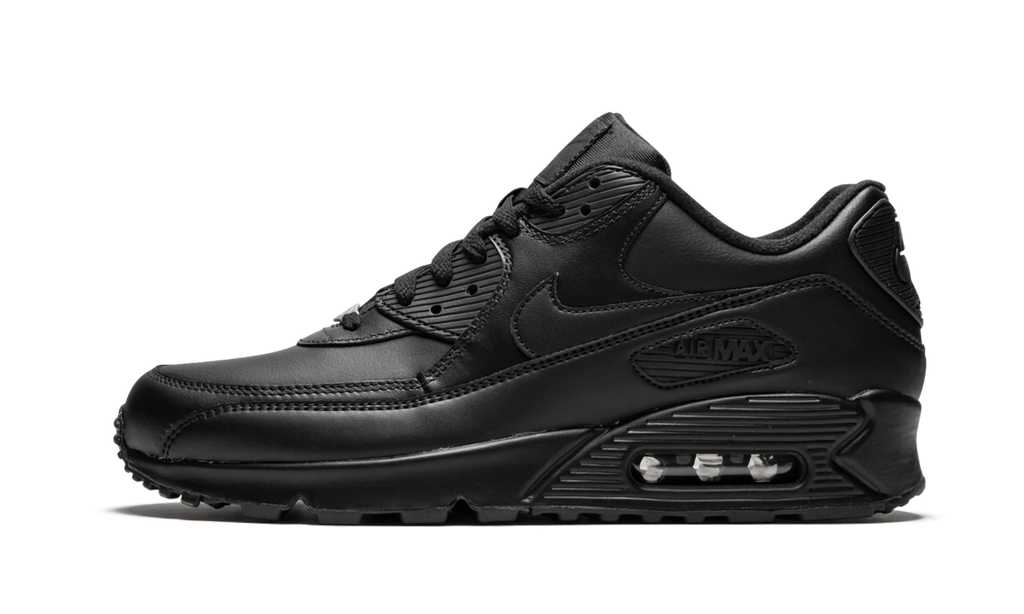 Air Max 90 Leather "Triple Black" 302519 001A