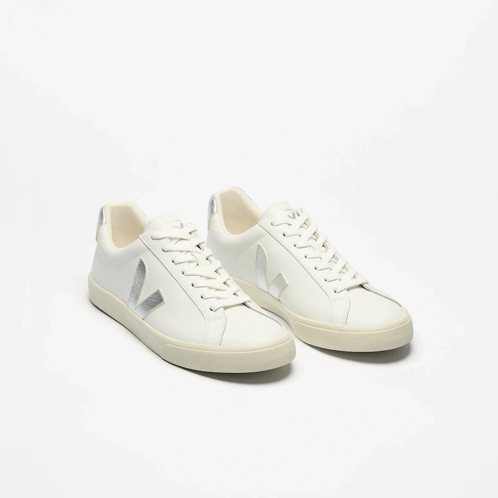 Women's Esplar Leather in White Silver