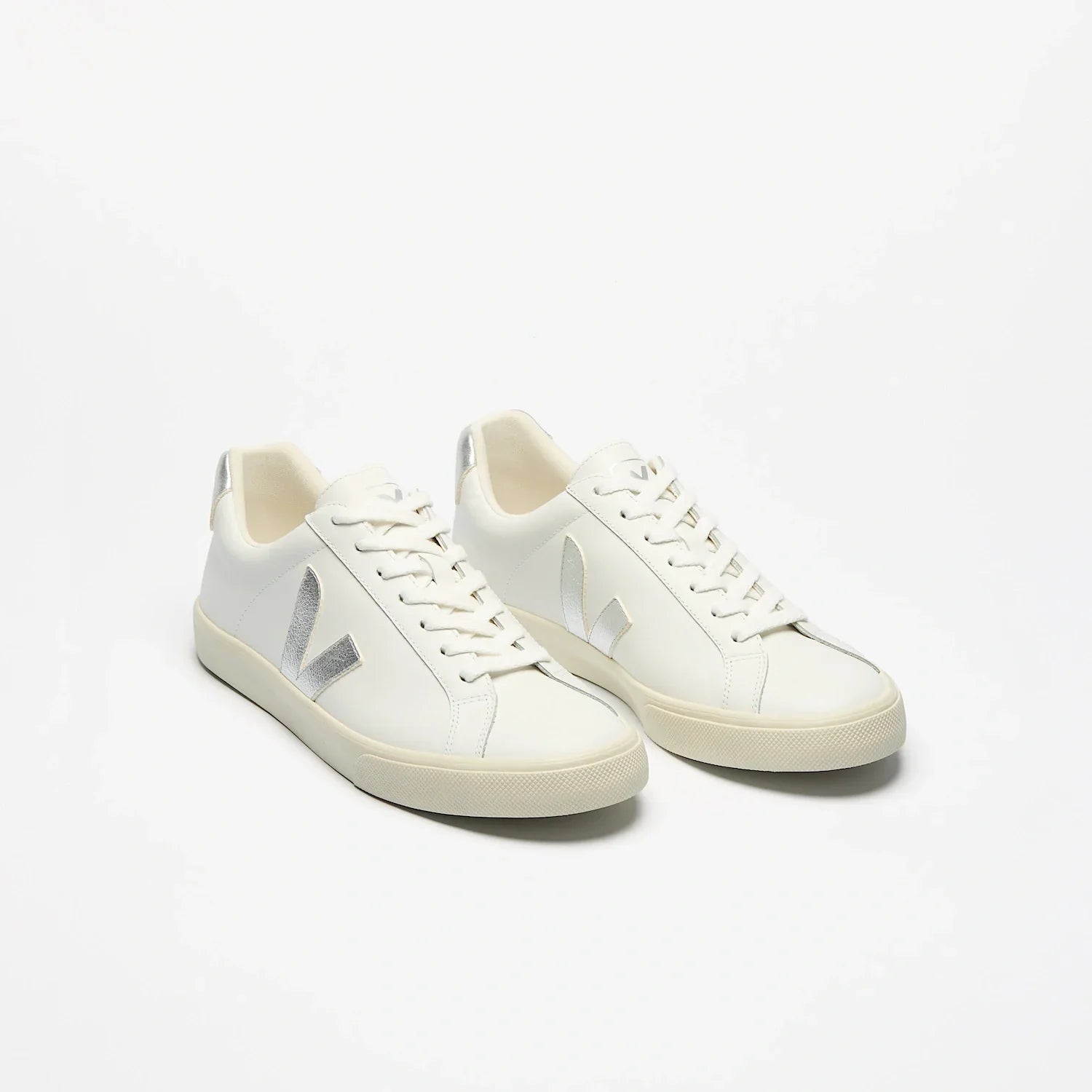 Women's Esplar Leather in White Silver
