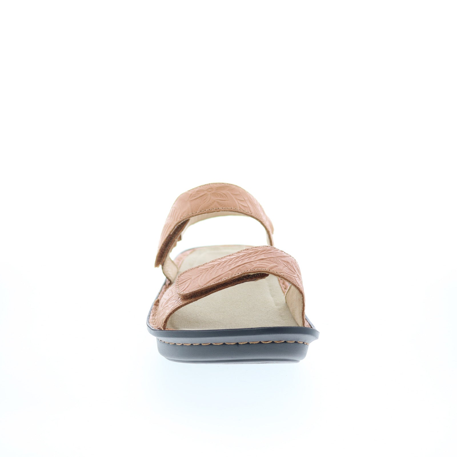 Alegria Verona VER-7420 Womens Brown Leather Slingback Sandals Shoes