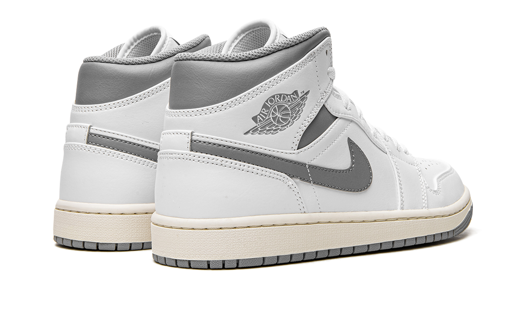 1 Mid "White / Stealth Grey" 554724 135