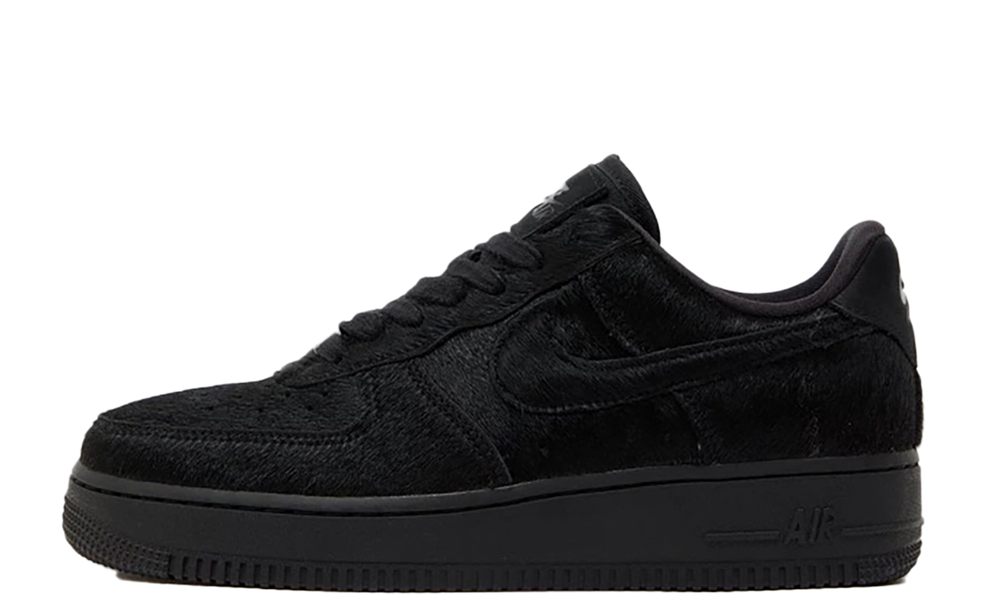 AIR FORCE 1'07 WMNS"Triple Black Pony Hair" II7398 001