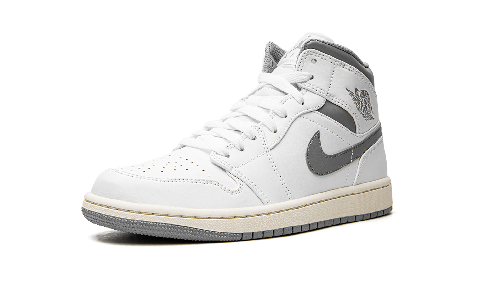 1 Mid "White / Stealth Grey" 554724 135