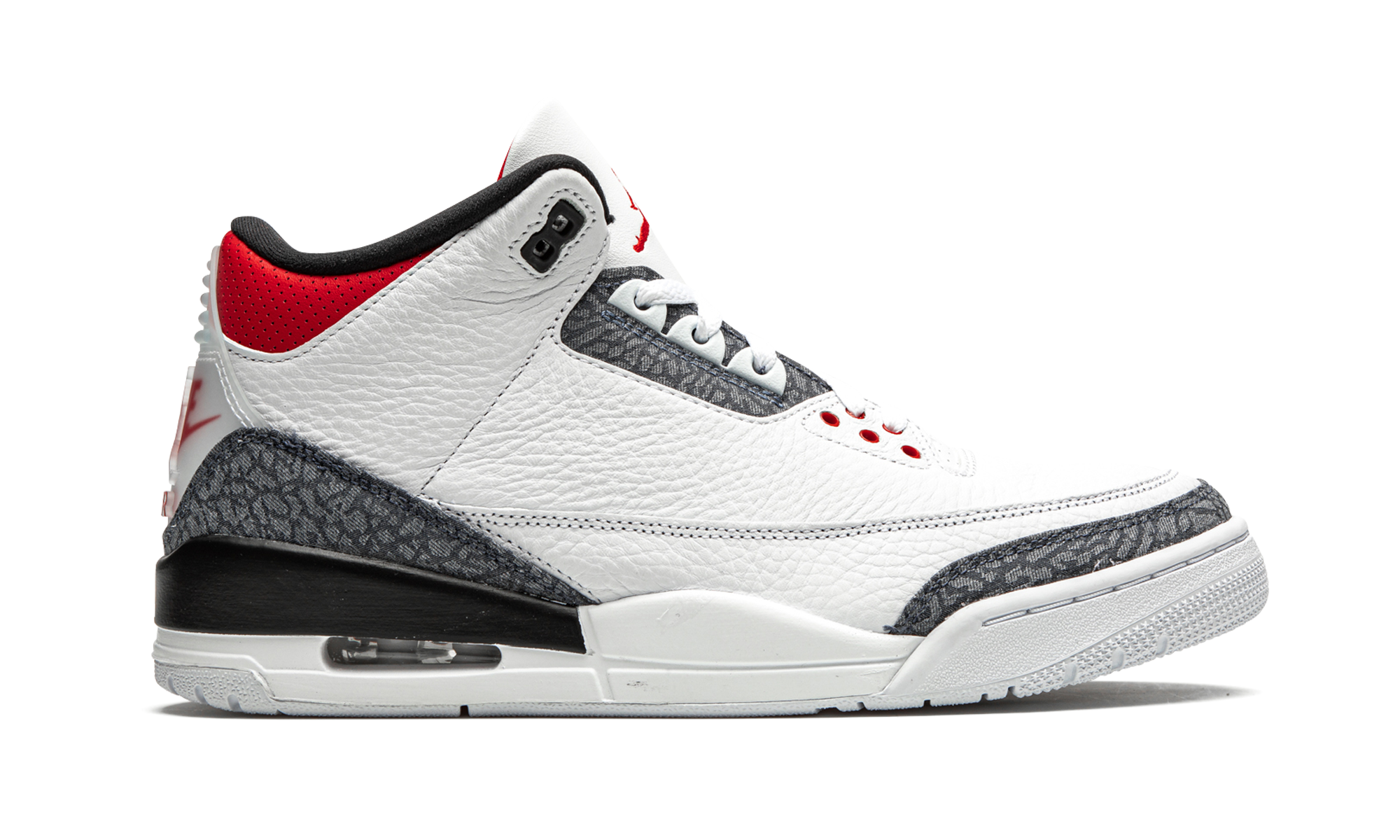 3 Retro SE DNM "Fire Red Denim" CZ6431 100