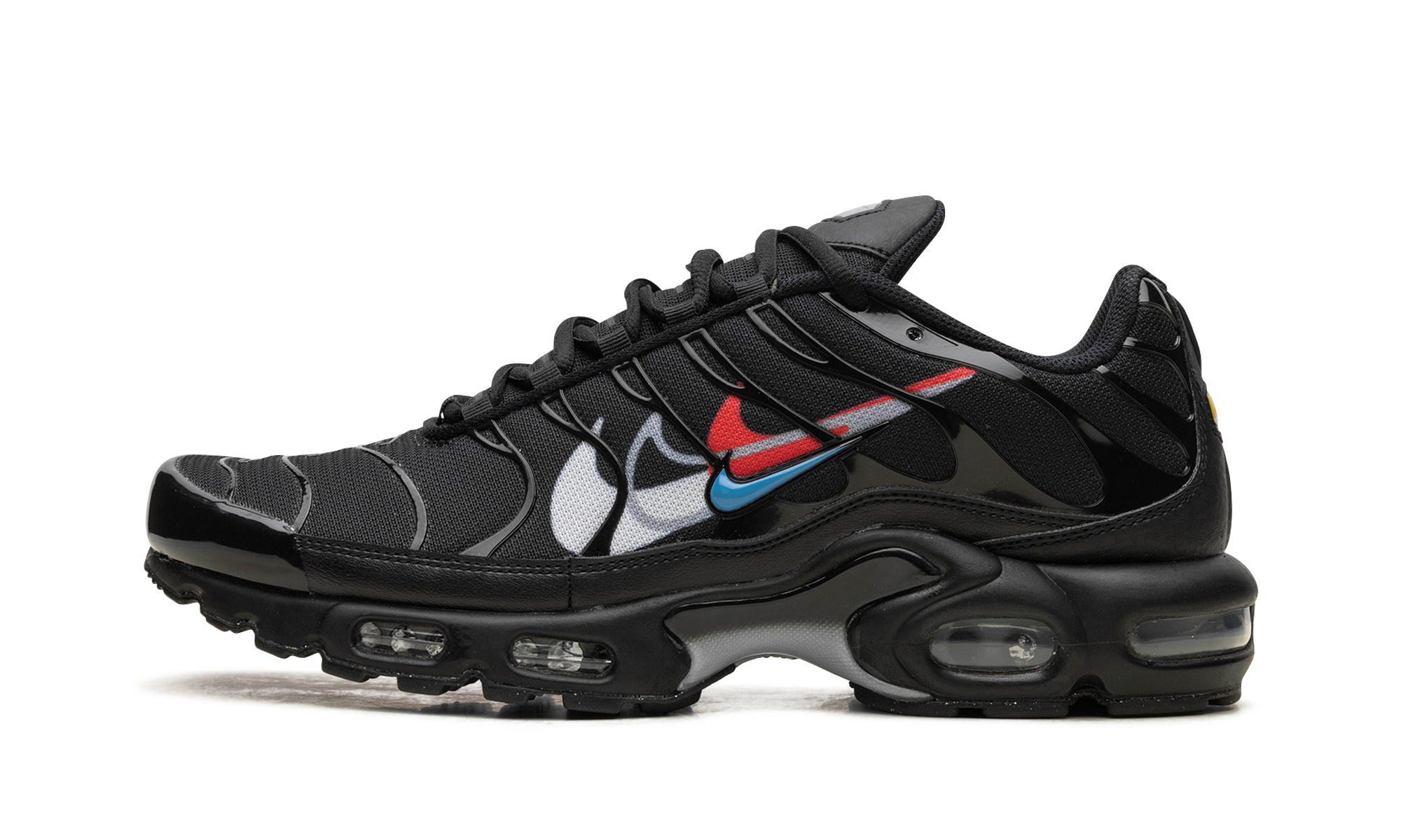 Air Max Plus "Multi Swoosh Black Bright Crimson" FJ4224 001