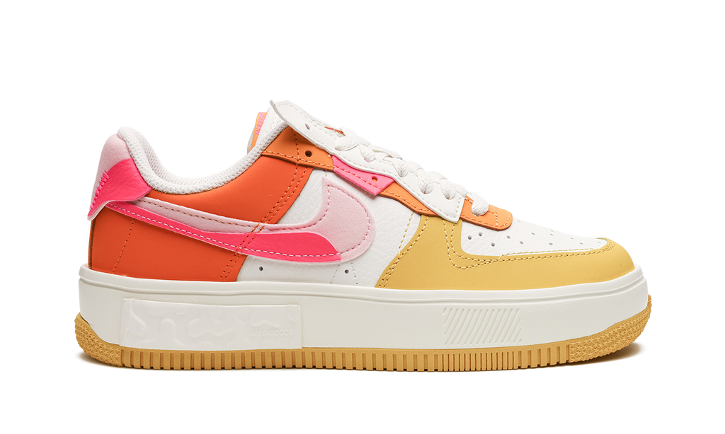 AIR FORCE 1 FONTANKA MNS WMNS"Summit White/Solar Flare/Medium Soft Pink/Hyper Pink" DX2675 100