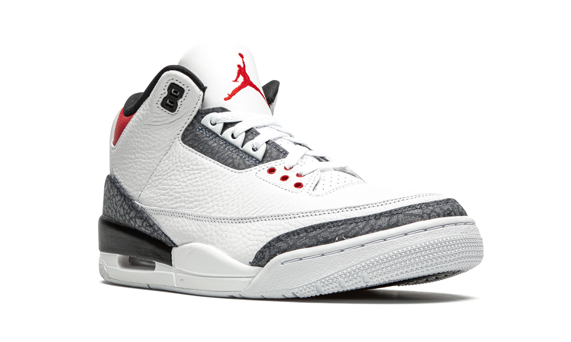 3 Retro SE DNM "Fire Red Denim" CZ6431 100