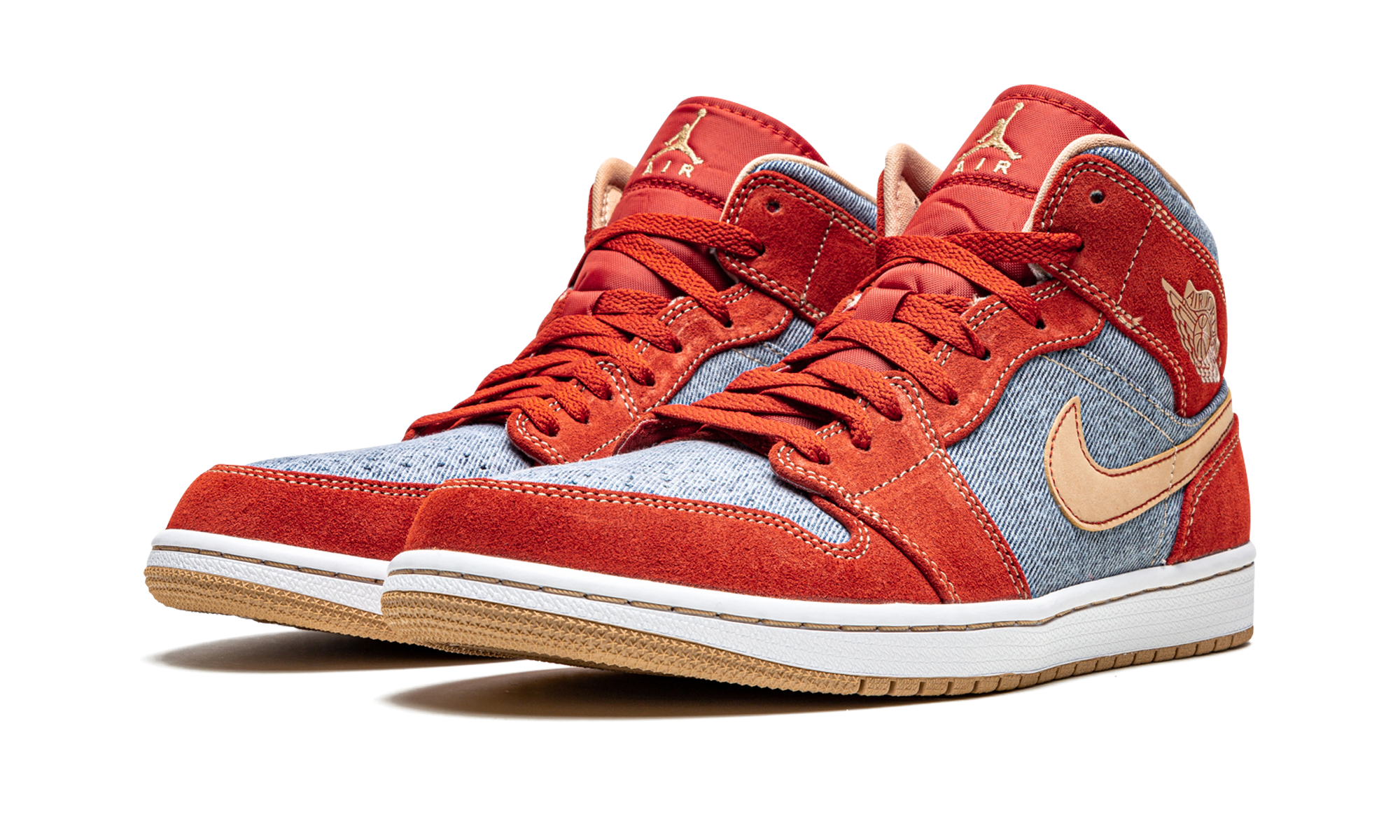 1 Mid SE "Denim Red Suede" DM4352 600