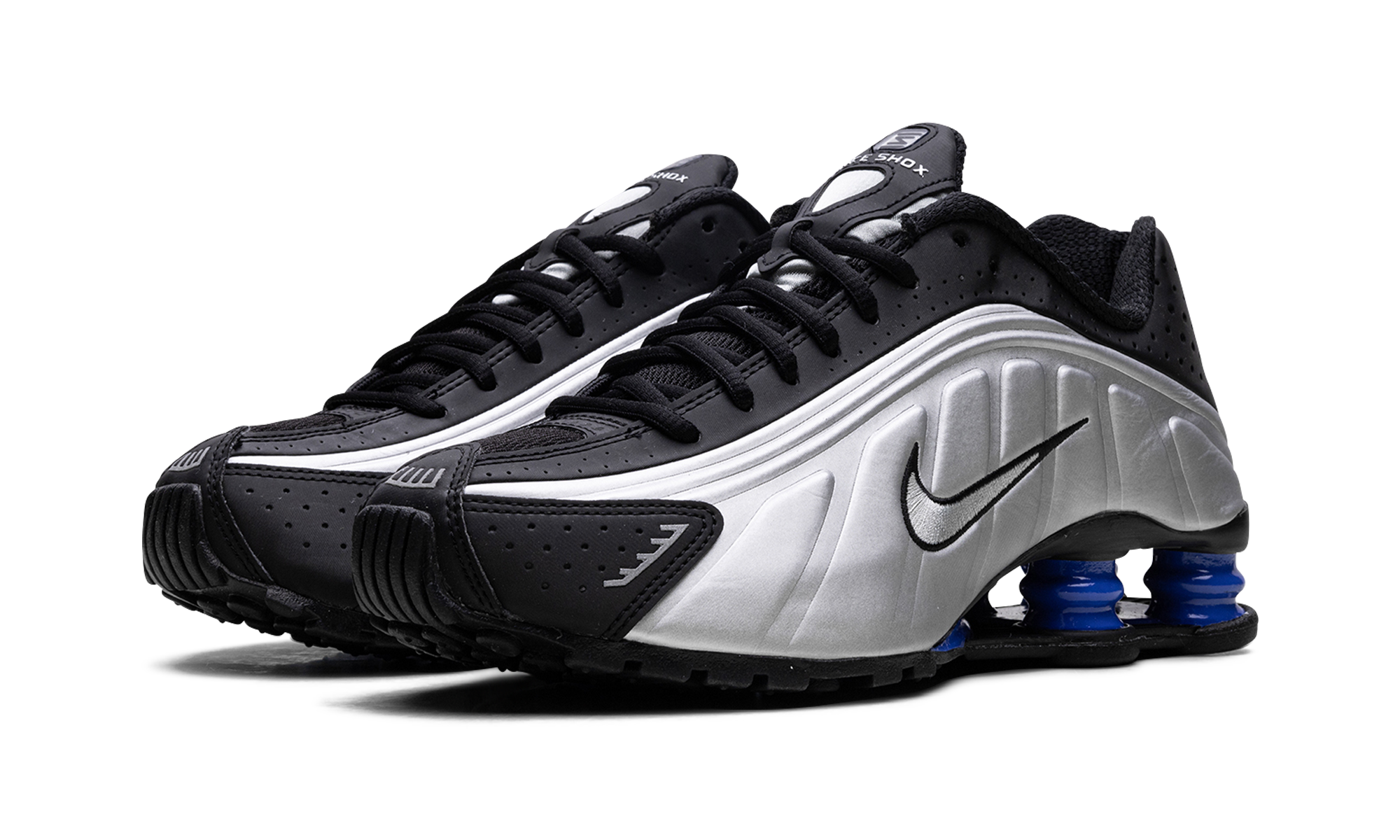 Shox R4 WMNS"Metallic Silver Black Racer Blue" AR3565 006