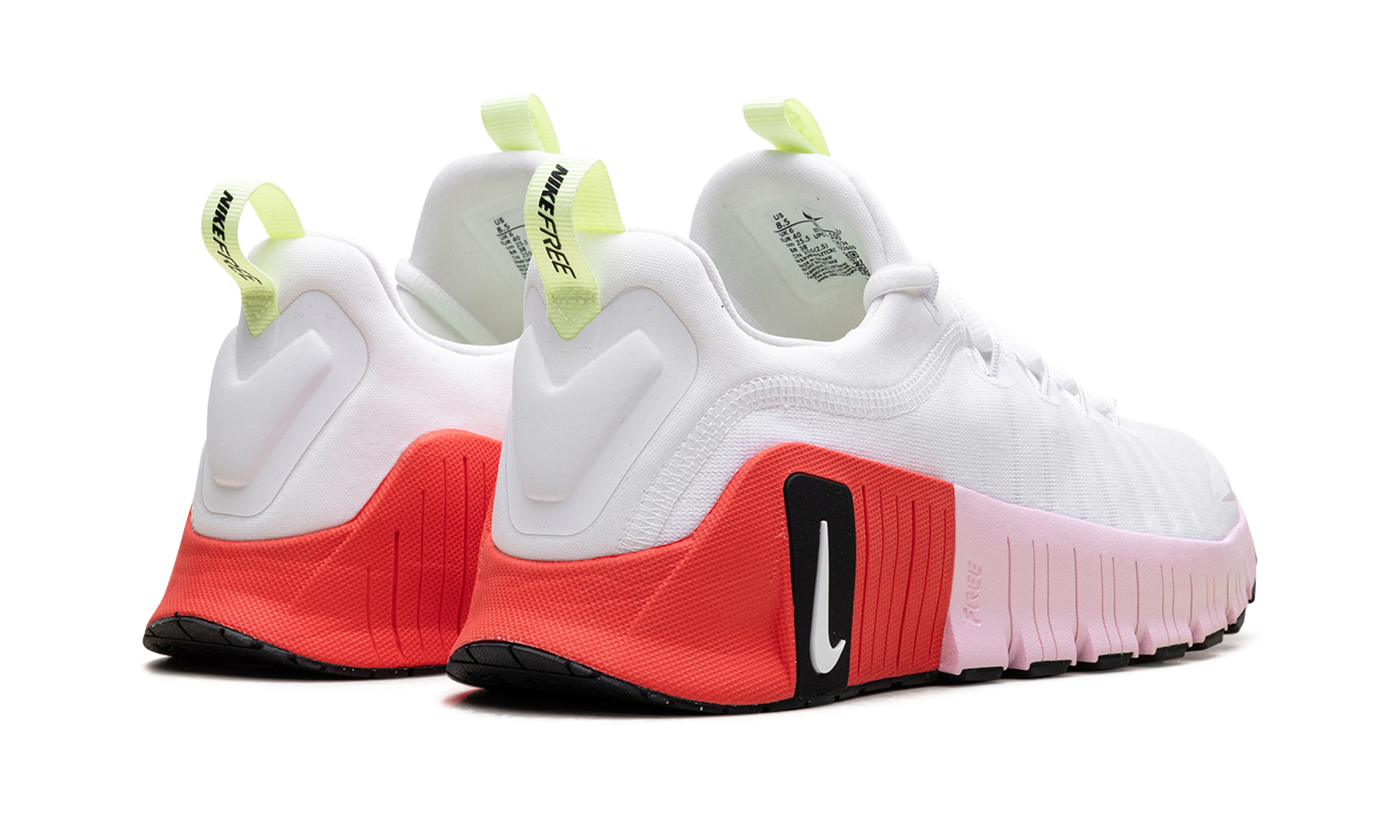 Free Metcon 6 WMNS"White Barely Volt Bright Crimson Pink Foam" IB4526 100
