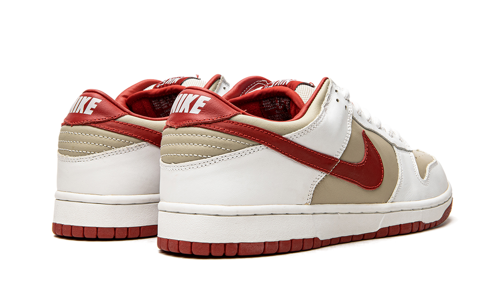 DUNK LO PRO MNS WMNS"Light Stone Varsity Red"
