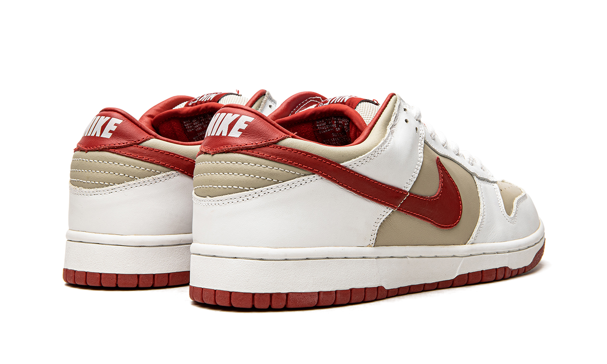 DUNK LO PRO MNS WMNS"Light Stone Varsity Red"