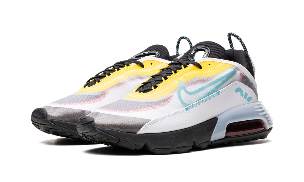 Air Max 2090 "White Speed Yellow Bleached Aqua"